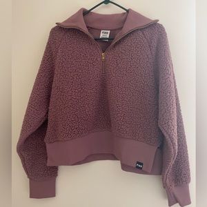 Victoria’s Secret Pink sherpa quarter-zip